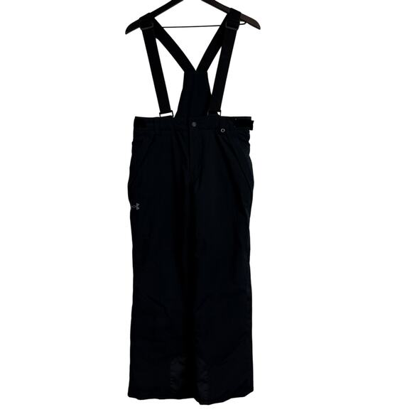 Under Armour Kids Snow Bib Snowboarding Loose Black - YLG Youth Large - Picture 1 of 9